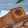 Vintage Hand carved Norwegian candlesticks Image 7