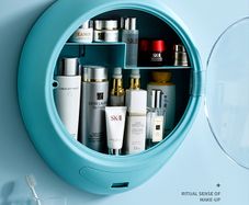 Dustproof & Waterproof Wall-mounted Cosmetic Organizer Storage Box