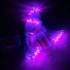 Set of 2 Halloween string lights - purple