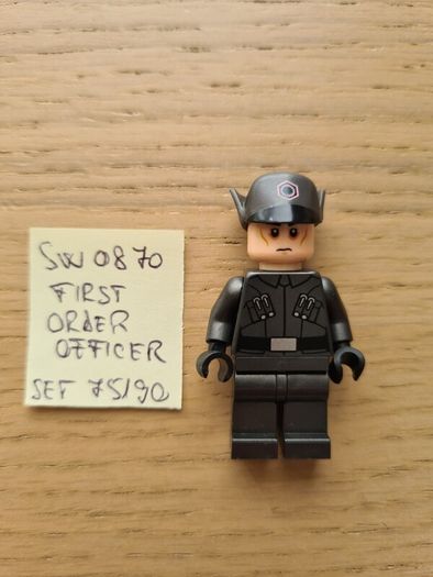 lego sw0870 first order officer, set star wars 75190