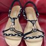 SANDALS. Libra Pop brand- Embellished With Black, Gold & Silver charms. Ultra Comfortable. Size Uk 6 Eu 39 Purchased In Toulouse. Brand New In Box. Image 8