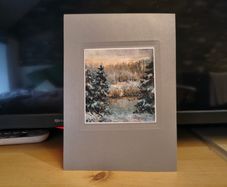 Oil and aquarelle