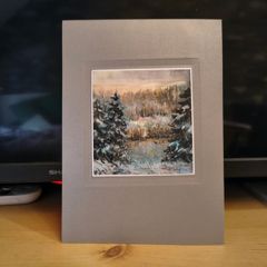 Oil and aquarelle