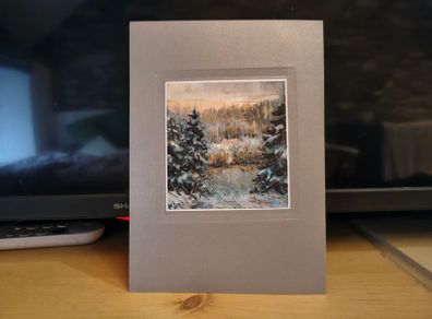 Oil and aquarelle