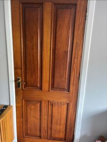 Mahogany door