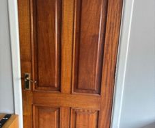 Mahogany door