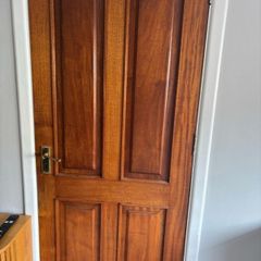 Mahogany door