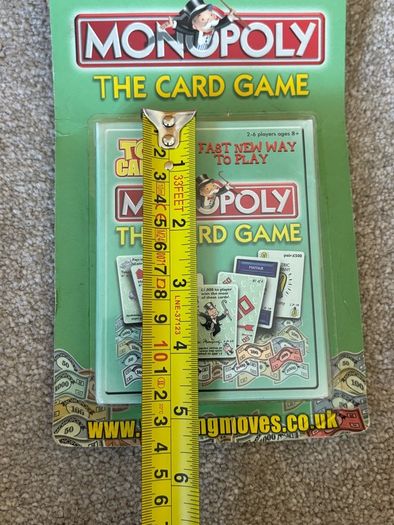 Vintage 2000 Monopoly Card Game