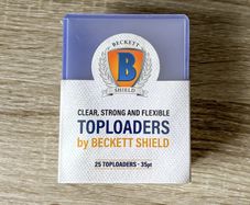 25x Beckett Shield 3 x 4 Inch Top Loaders New Toploaders Pokemon Cards Protection Cases Sealed MTG