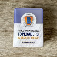 25x Beckett Shield 3 x 4 Inch Top Loaders New Toploaders Pokemon Cards Protection Cases Sealed MTG