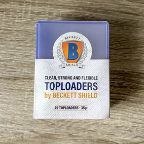 25x Beckett Shield 3 x 4 Inch Top Loaders New Toploaders Pokemon Cards Protection Cases Sealed MTG