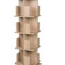 BRAND NEW Revolving bookcase 360-degree Rotating Solid Wood Bookshelf Children's Picture Book Shelf Floor Corner Shelf Image 2