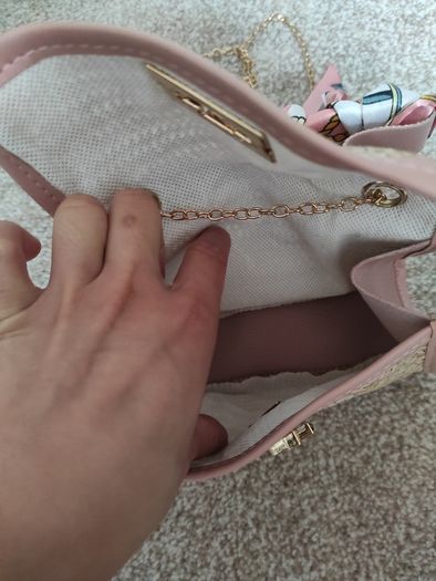 Pink handbag