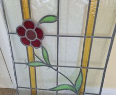 Stained glass.