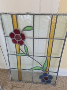 Stained glass.