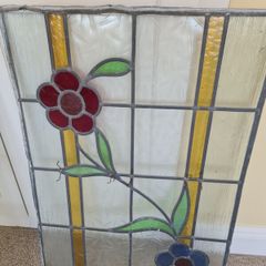 Stained glass.