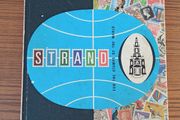 Vintage Stanley Gibbons Strand Stamp Album  1979  with stamps of various countries including Ireland