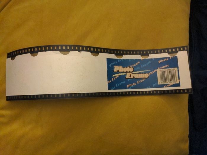 Camera film strip photo frame