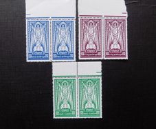 Ireland High value Definitive Stamps.10/-,5/-,2/6.Two Sets.Mint Never Hinged.MNH.