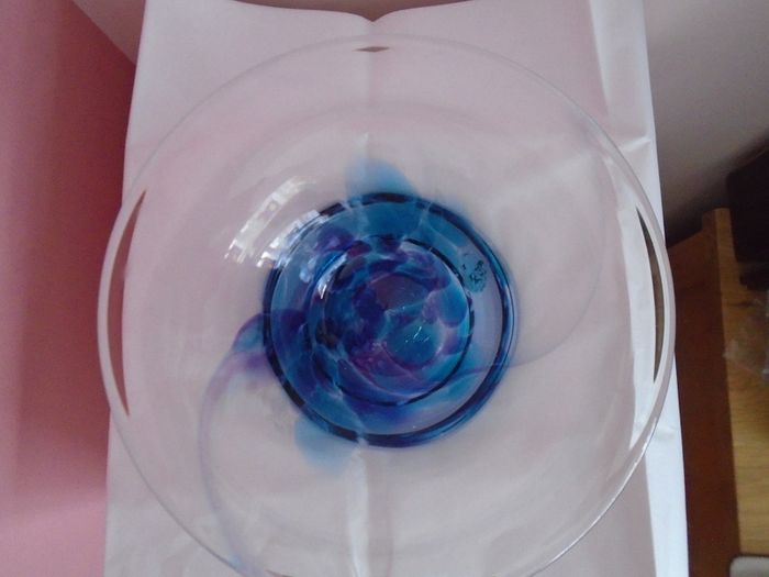 Jerpoint glass bowl,Glass,Gift.Home decor, Handmade glass bowl,Coloured glass