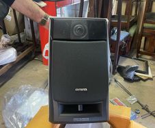 aiwa 3 way front speakers in black new