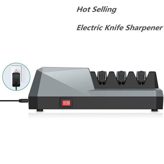Brand New Electric Knife Sharpener, Professional Knife Sharpener with 3-stage sharpening system