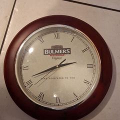 Bulmers Irish Cider pub clock working