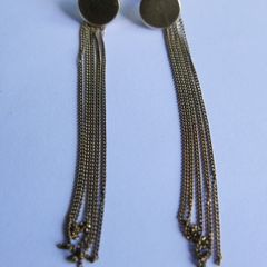 Sterling Silver 925 Gold Plated Dangle Boho Earrings 4,8g
