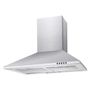 Candy Chimney Cooker Hoods 60 Cm Model CCE60 NX/1 Width  60 CmTwo Bright LED Lights Recycle or Direct Ducting Air Image 3