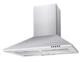 Candy Chimney Cooker Hoods 60 Cm Model CCE60 NX/1 Width  60 CmTwo Bright LED Lights Recycle or Direct Ducting Air