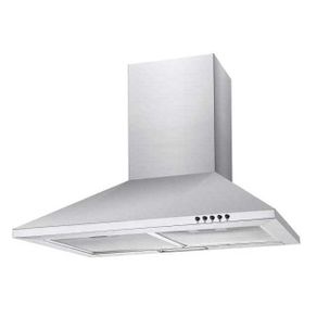 Candy Chimney Cooker Hoods 60 Cm Model CCE60 NX/1 Width  60 CmTwo Bright LED Lights Recycle or Direct Ducting Air