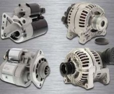 Starter motors, alternators, a/c compressors