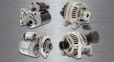 Starter motors, alternators, a/c compressors