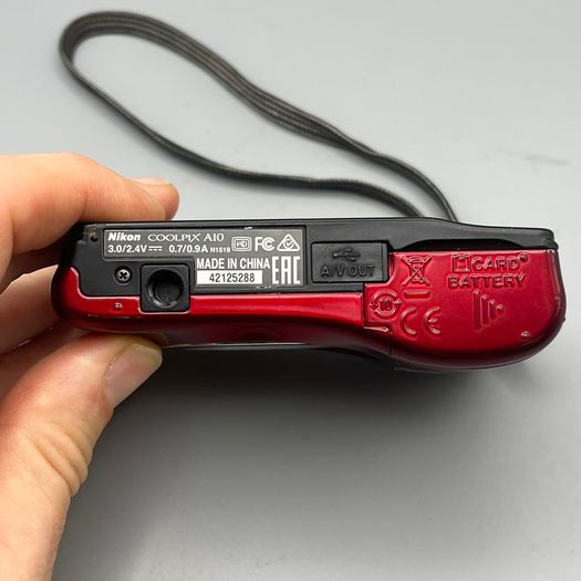 Nikon Coolpix A10 16.1MP Digital Camera Red