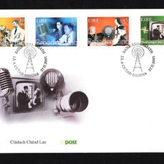 2001 Ireland Broadcasting in Ireland Commemorative Stamps An Post First Day Cover (FDC)