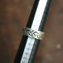 Vintage Sterling Silver 925 Irish Celtic Knot Band Ring Image 7