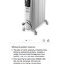 De'Longhi Dragon 4 Oil Filled Radiator 2kw Image 3