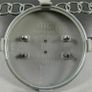 Audi 60mm 2.36 Inch Grey Chrome Silver Alloy Wheel Center 4B0601170 Emblems Caps 4B0 601 170 3.0T 2.0T A3 A4 A5 A6 A7 A8 Q3 Q5 Q7 TT A4L A6L Image 3