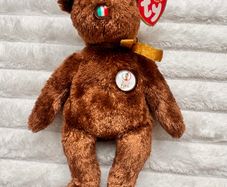 TY Beanie Buddies Champion FIFA World Cup 2002 Italy approx. 22 cm. Used Please see photos