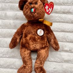 TY Beanie Buddies Champion FIFA World Cup 2002 Italy approx. 22 cm. Used Please see photos