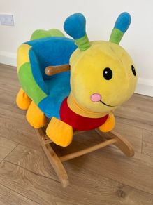 Wooden Baby Rocking Caterpillar
