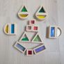 Educational Wooden Sensory Blocks Set Image 4