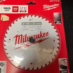 Milwaukee 165mm saw blade