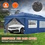 Pop Up Gazebo, Gazebo with Removable Sidewalls, Sturdy Frame, Weather-Resistant Protection, Ideal for Outdoor Events, Parties, and Markets (blue) Image 6