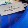 Preen By Thornton Bregazzi Royal Blue Silk Blouse Size Medium Image 5