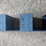 3-Tier Blue Woven Hanging Wall Organizer | Storage Baskets Image 2