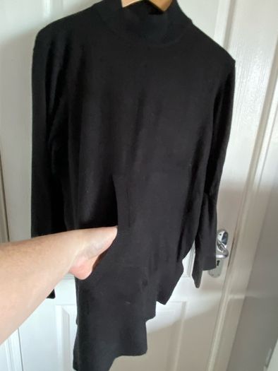 Ichi ladies black jumper with pockets