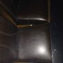 black glass dining table and chairs Image 4
