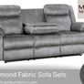 New Richmond 3+1+1 Grey Fabric Sofa Sets Image 3