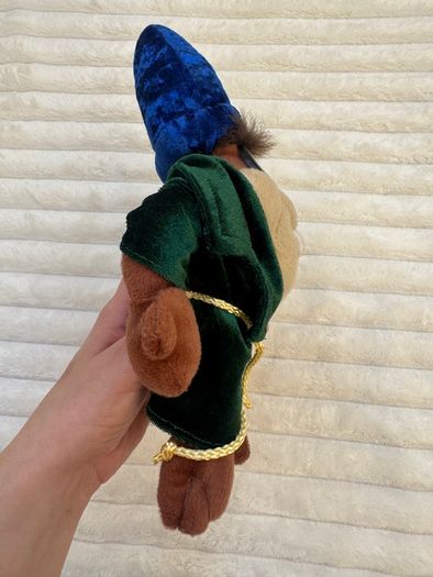 Vintage Taz in the Green robe Blue Hat Approx. 27 cm. Used Please see photos